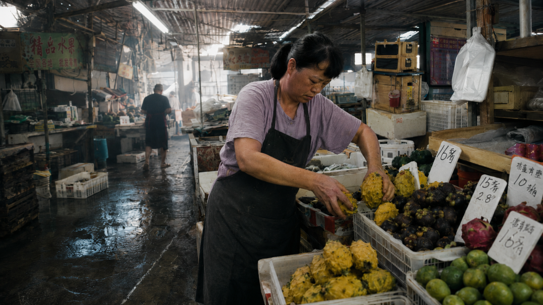 纪实摄影示例 —— 凌晨的上海市场